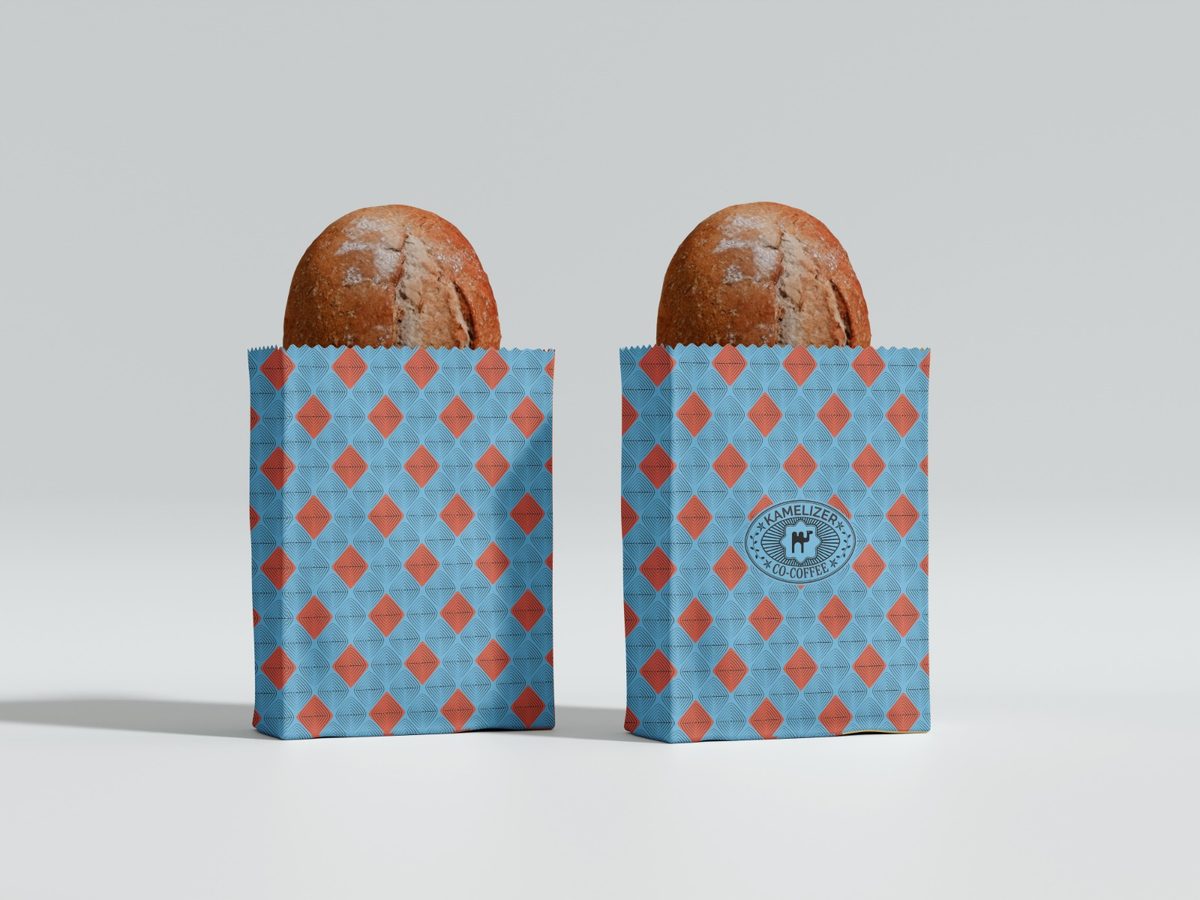Kamelizer pattern-printed bread bags