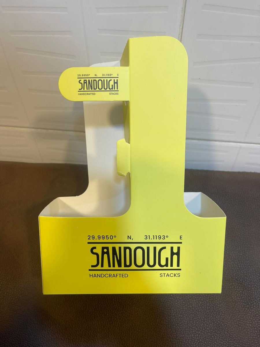 Sandough yellow cup carrier